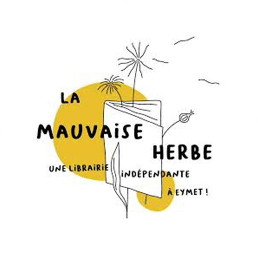 Logo de la librairie La Mauvaise Herbe à Eymet