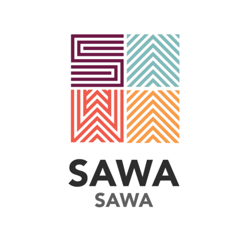 Logo du programme de résidence Sawa Sawa de l'Institut Français de Jérusalem