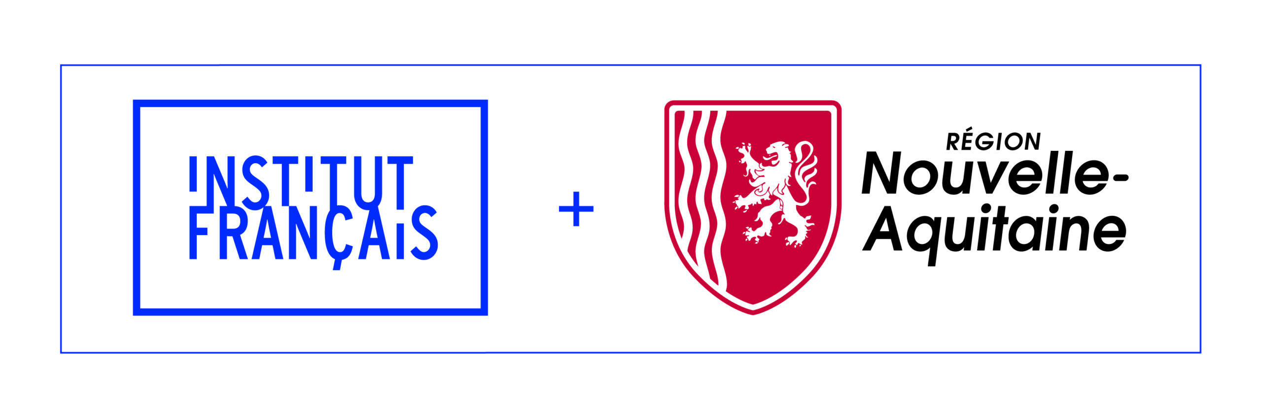 Logos de l'Institut Français et de la Région Nouvelle-Aquitaine