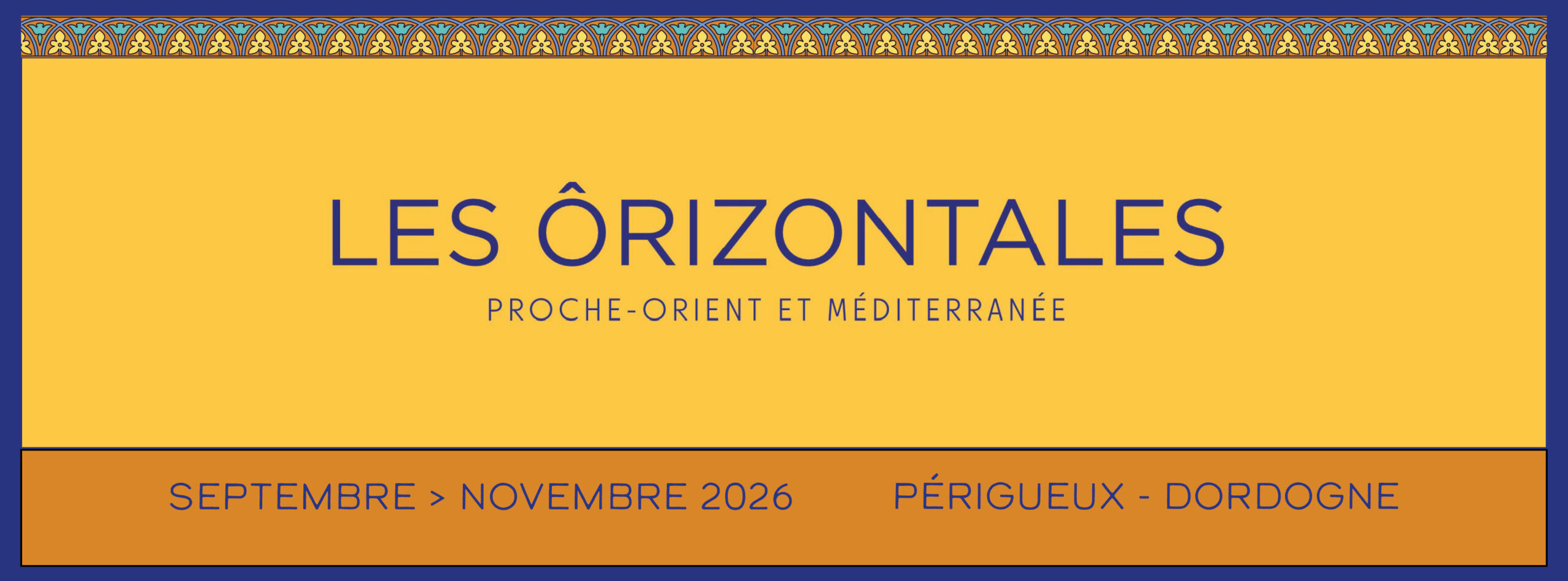 Bannière du festival Ôrizons 2026 qui aura lieu du 10 au 20 juin
