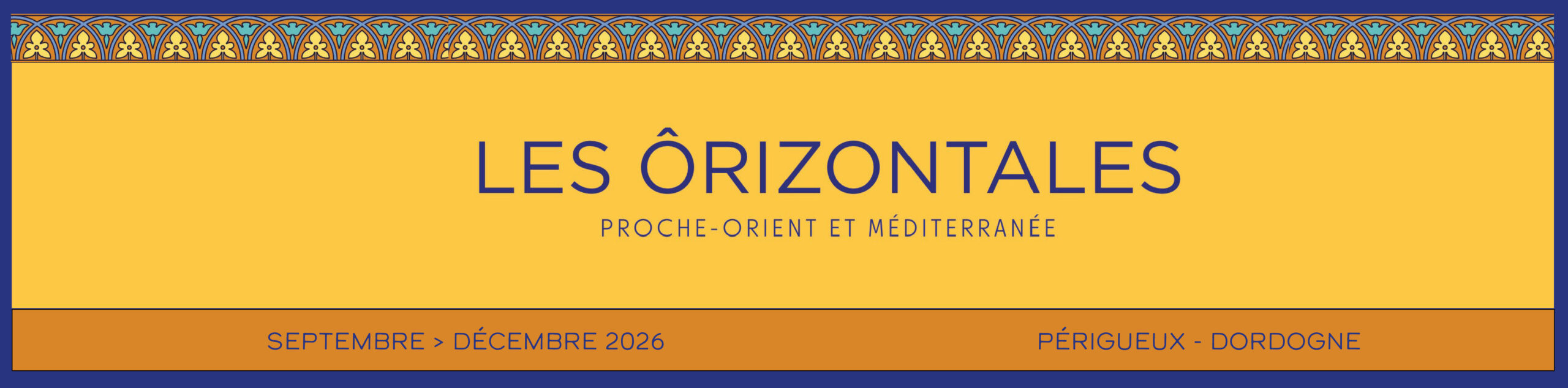 Bannière du festival Ôrizons 2026 qui aura lieu du 10 au 20 juin